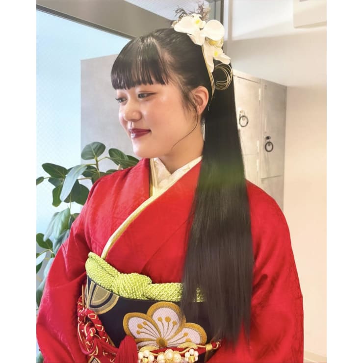 hinari】#成人式ヘア #ロングポニーテール | MOON by KENJE(ムーンバイ