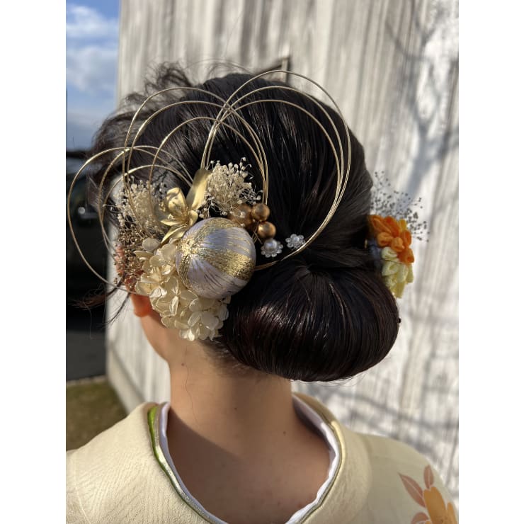 成人式 セット 成人式ヘアセット＆着付け | ヘアメイク アンレーブ(ヘアメイク