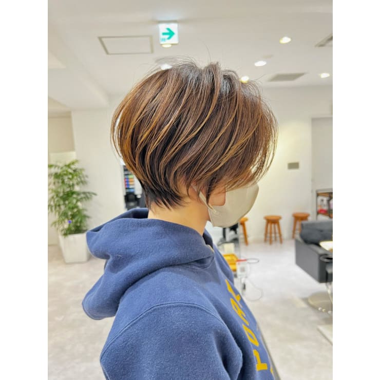 新品入荷 | ハイライト×前下がりショートボブ BUMP ギンザ GINZA(バンプ ヘアケア