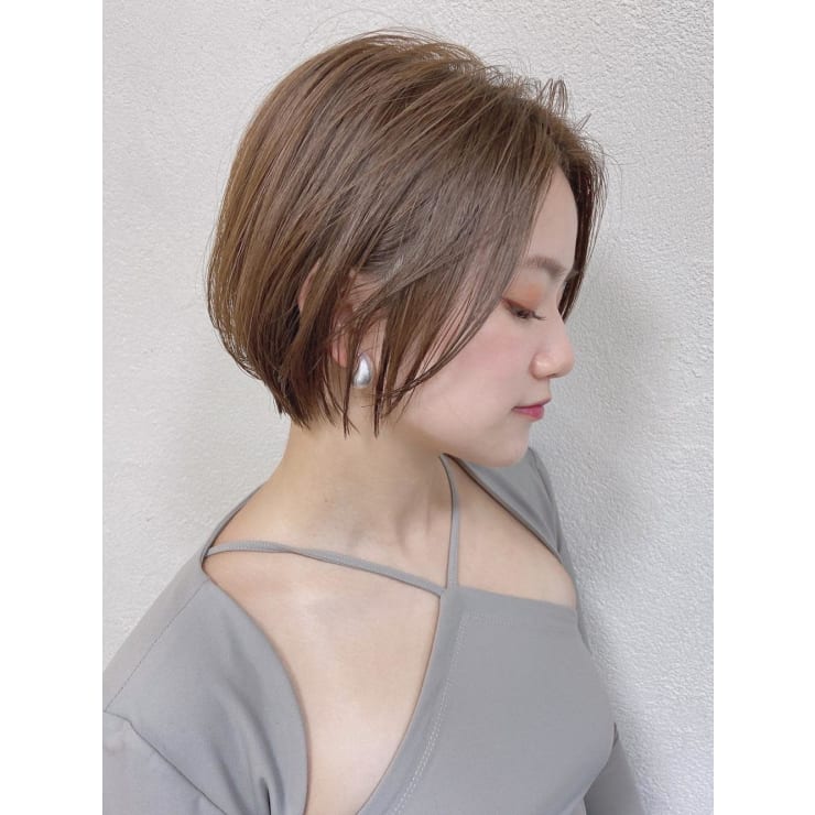 前髪なし大人ショートボブ20代30代40代表参道 | NATSUYA(ナツヤ)のヘア