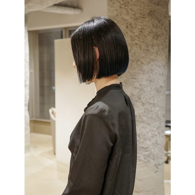 林宏幸】大人ボブ 黒髪ボブ ミニボブ 髪質改善 | NERO FUTAKOTAMAGAWA