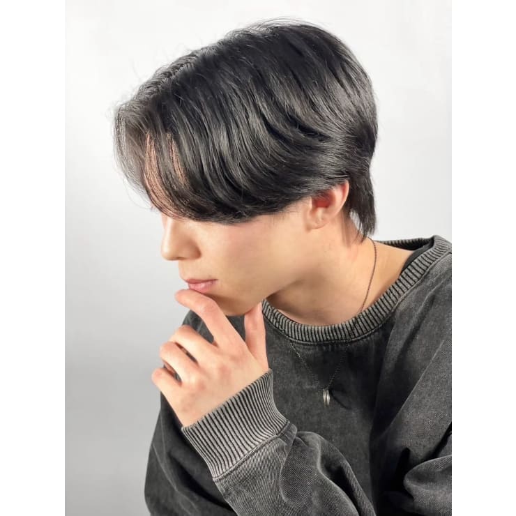 センターパート コムドット ヤマトさん風 | ヒロ銀座BARBER SHOP
