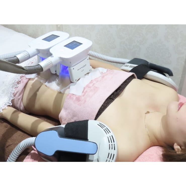 お腹用プローブ　脂肪冷却 12℃脂肪冷却×世界初！次世代EMS寝てるだけで約2万回の腹筋効果