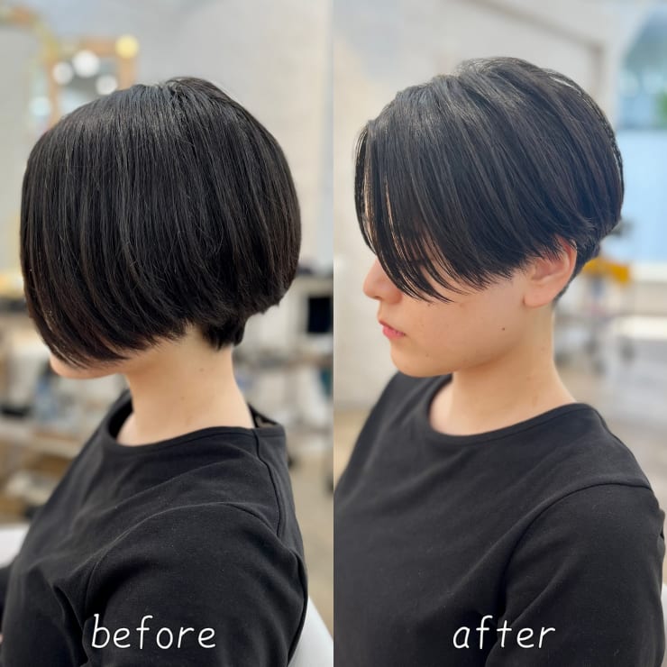 中性的刈り上げハンサムショート☆ | Eleanor spa&treatment 渋谷公園