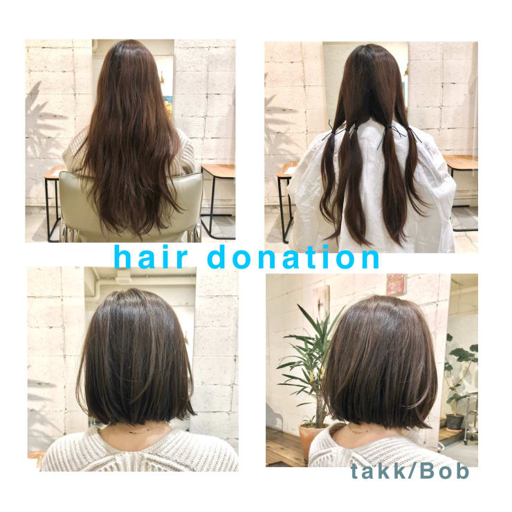 ヘアドネーション ヘアドネーション | -takk- design lab(タック デザインラボ)の