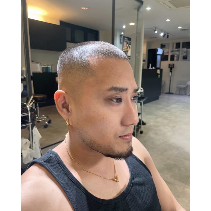 坊主ハイスキンフェード | Men's Salon SEVEN(メンズサロン