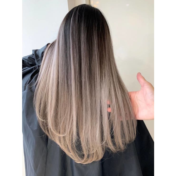 ホワイティミルクティーエアタッチグラデーション | cielo by