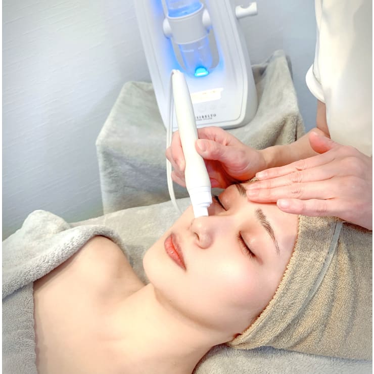 毛穴詰まり.開きに】水素水噴射&吸引＋引締めパックで 皆羨む毛穴レス