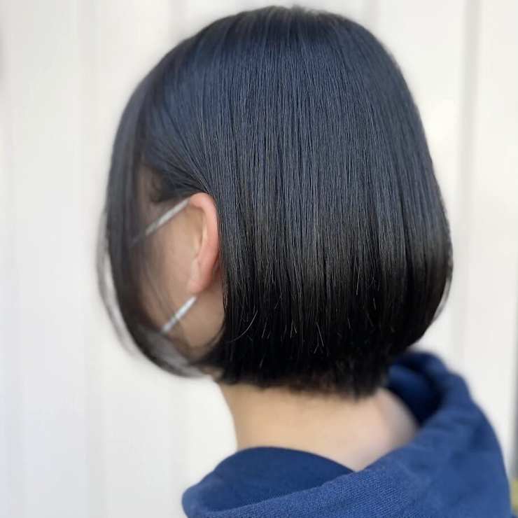 ショートボブ】重めボブ／カジュアル | cloud hair 北仙台店(クラウド