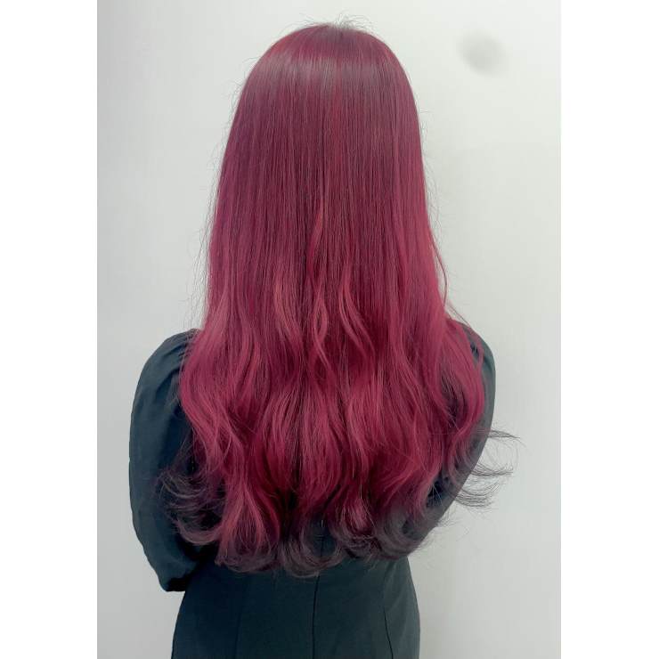 ヘアカラー 赤、ピンクセット アニメのヘアカラーピンク赤紫を再現してみる｜限界知らずの美容