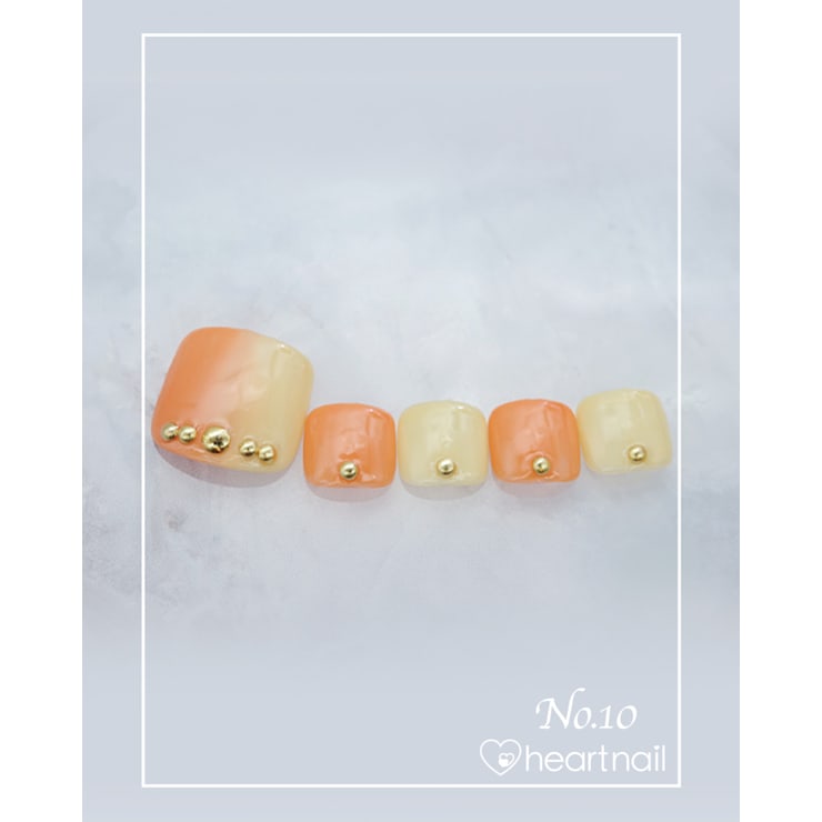 フットネイル：No.10 | はあとねいる島本町店(ハアトネイルシマモト