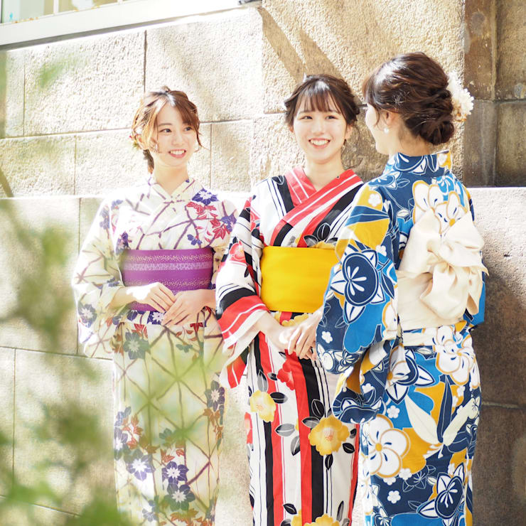 夏のお出かけ・花火大会に☆【ヘアセット＋浴衣着付￥4500】華やかな