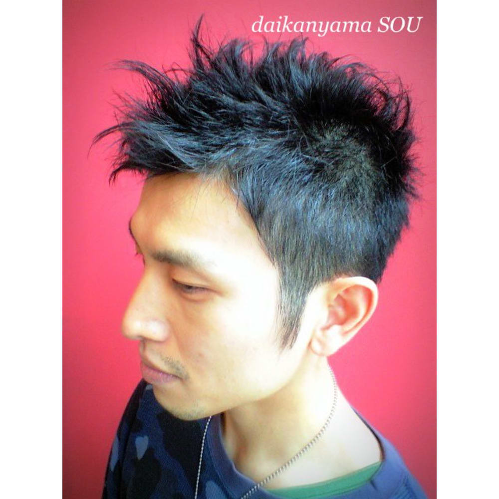 ２ブロック アシメ メンズショート Daikanyama Sou ダイカンヤマ ソウ のヘアスタイル 美容院 美容室を予約するなら楽天ビューティ