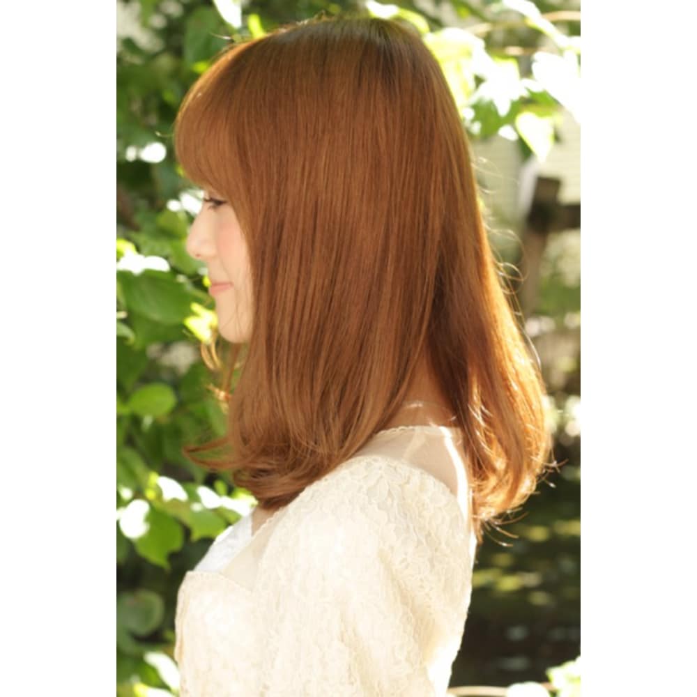 優香さん風セミディ Minx 原宿店 ミンクス ハラジュクテン のヘアスタイル 美容院 美容室を予約するなら楽天ビューティ