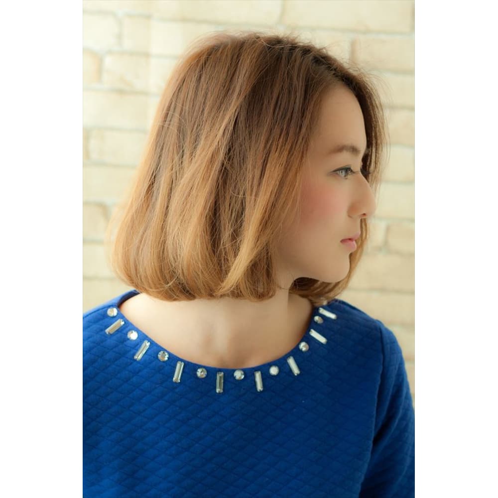 Minx原宿 水原希子ちゃん風髪型 明るめボブ Minx 原宿店 ミンクス ハラジュクテン のヘアスタイル 美容院 美容室を予約するなら楽天ビューティ