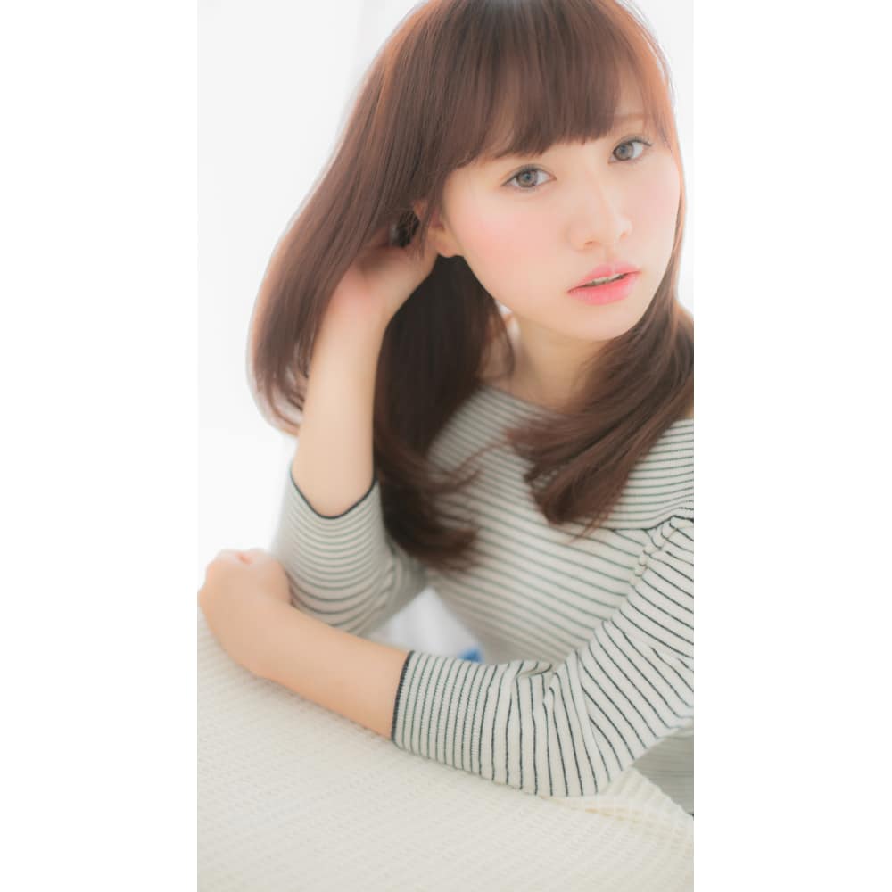 女子力アップ 内巻き小顔ストレート Euphoria 原宿 ユーフォリア ハラジュク ユーフォリア ハラジュク のヘアスタイル 美容院 美容室を予約するなら楽天ビューティ