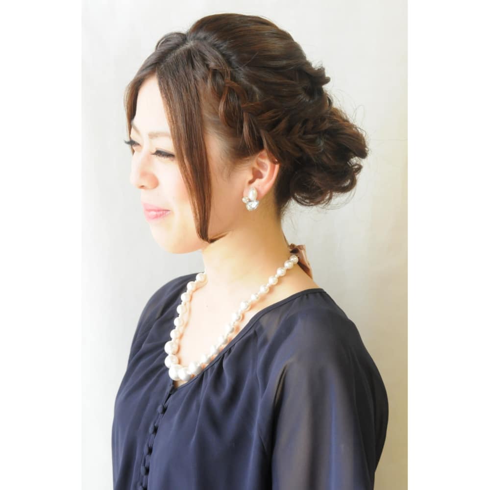 結婚式 二次会 人気編み込みクラシカル Broto ブロット のヘア 結婚式 二次会 人気編み込みクラシカル Broto ブロット のヘア
