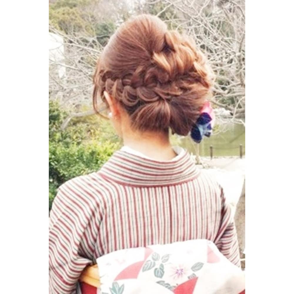 着物アップ Brotoブロットのヘアスタイル 美容院美容室を