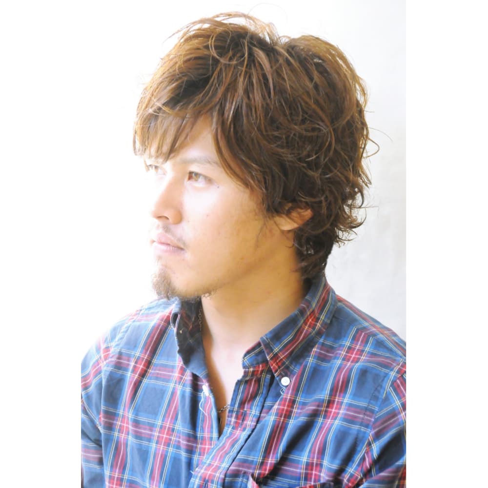 無造作メンズパーマ Broto ブロット のヘアスタイル 美容院 美容室を予約するなら楽天ビューティ