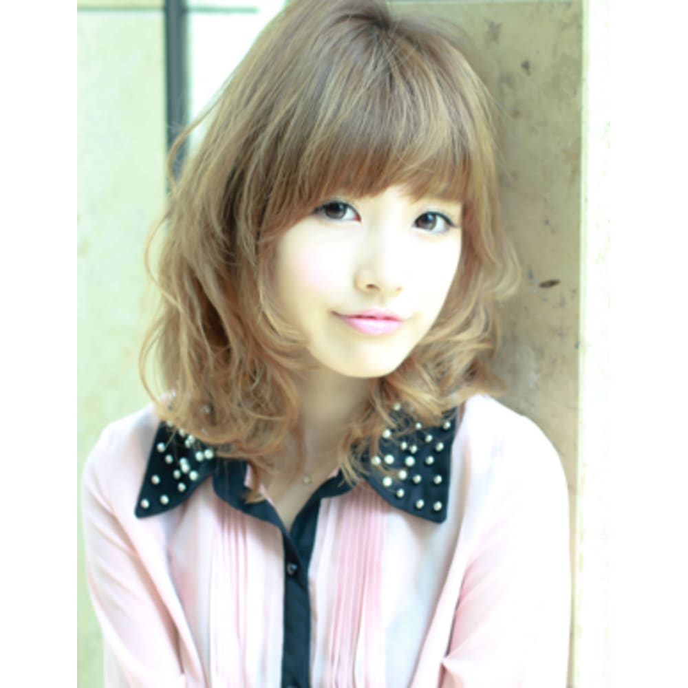 Xel Ha キレイなひし形簡単小顔モテミディアム36 Afloat Xelha アフロート シェルハ のヘアスタイル 美容院 美容室を予約するなら楽天ビューティ