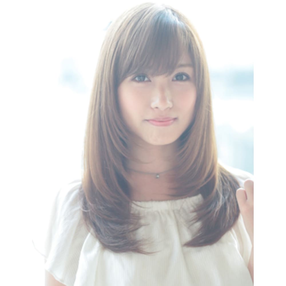 ロングストレート Xelhaシェルハのヘアスタイル 美容院美容室を