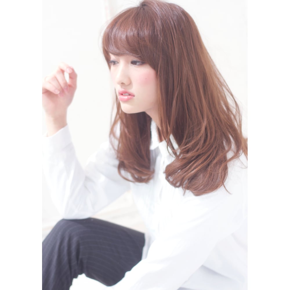 ニュアンスカールセミロング 春 ヘアカラー S 9 Alice By Afloat アリスバイアフロート のヘアスタイル 美容院 美容室を予約するなら楽天ビューティ