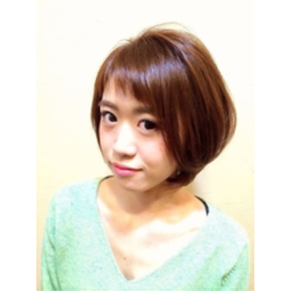 前髪がかわいいグラデーションボブ Tiamat 赤坂 ティアマット のヘアスタイル 美容院 美容室を予約するなら楽天ビューティ
