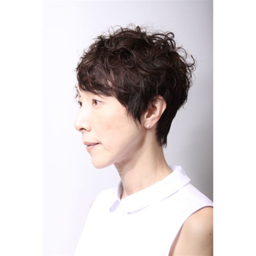 ショートグラデーションンカット 美容室 Platteプラテのヘアスタイル