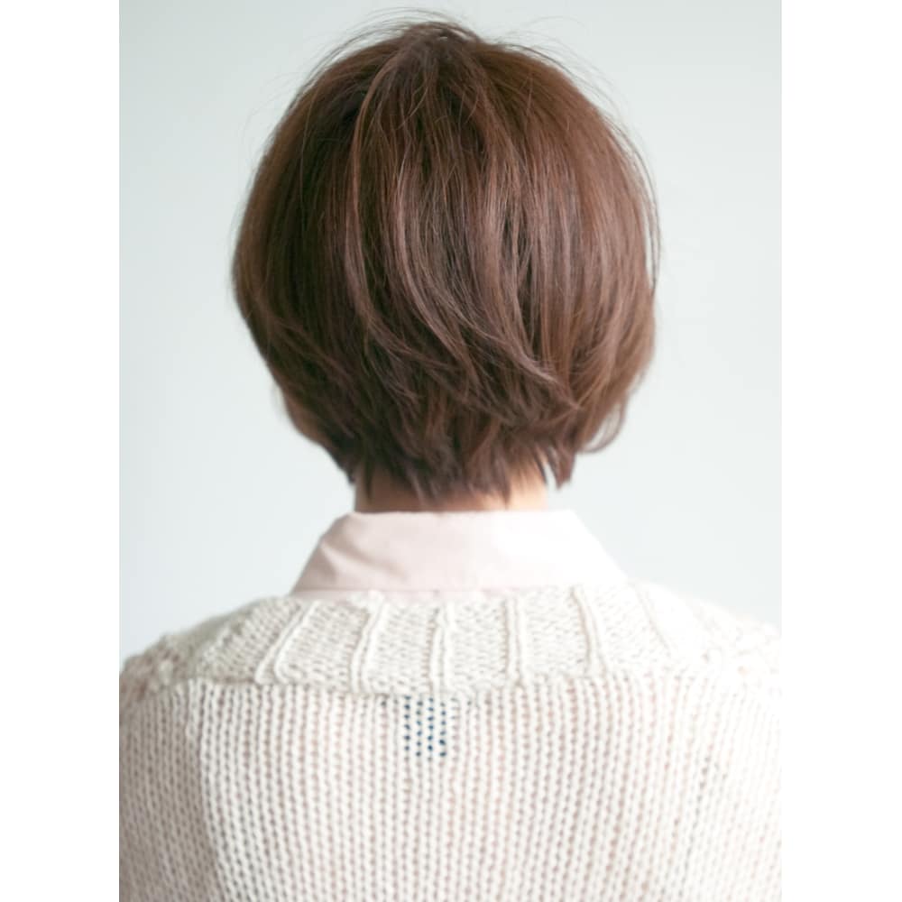 大人のモテ髪シースルーショートヘア Anti アンティ のヘアスタイル 美容院 美容室を予約するなら楽天ビューティ