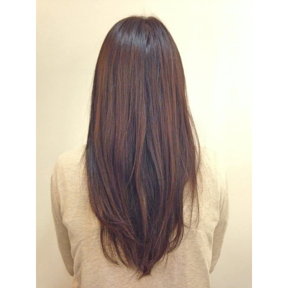重めバング アンニュイロングヘア Te Et テト のヘアスタイル 美容院 美容室を予約するなら楽天ビューティ