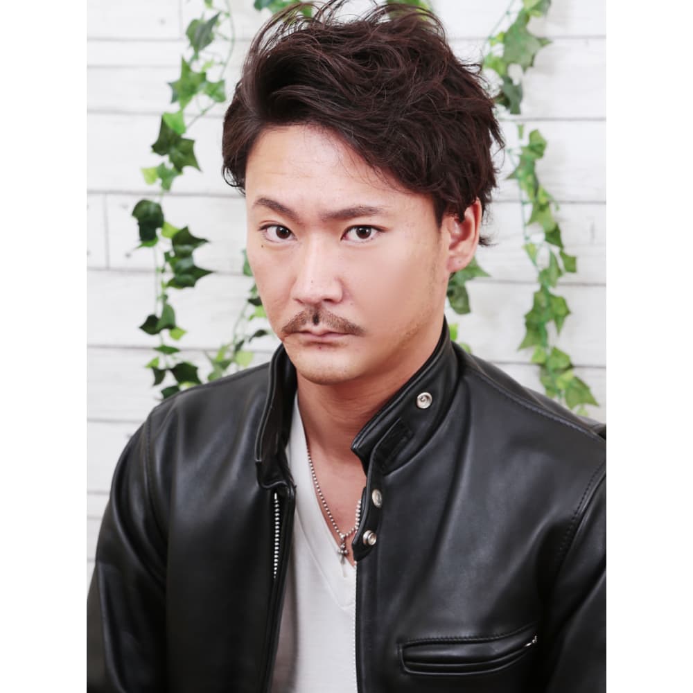 大人のメンズのワイルドショートパーマ 美容室 コミュニティサロン 大人のメンズのワイルドショートパーマ 美容室 コミュニティサロン