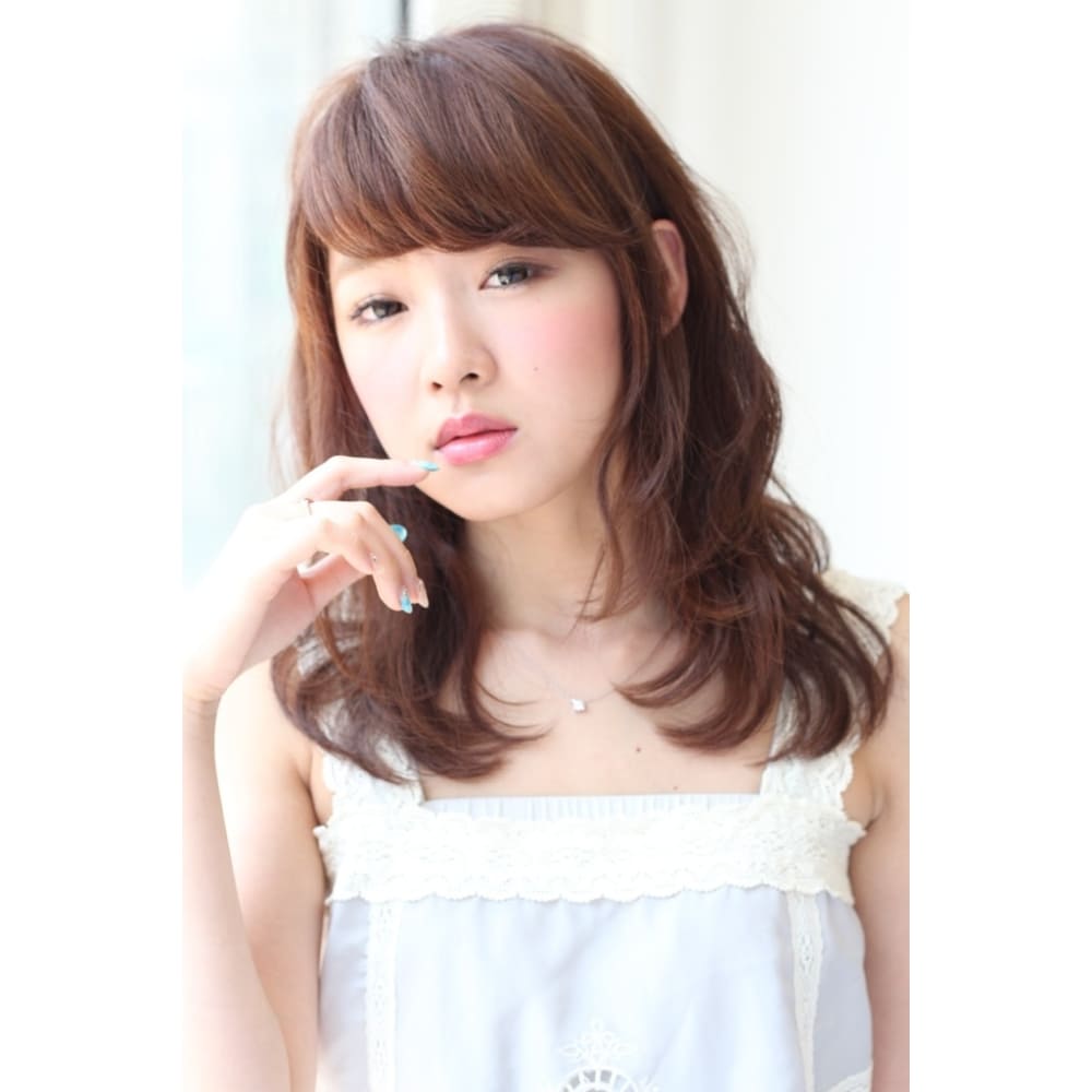 質感upのフリンジパーマでゆるかわミディアム Ash 高幡不動店 アッシュ のヘアスタイル 美容院 美容室を予約するなら楽天ビューティ 質感upのフリンジパーマでゆるかわミディアム Ash 高幡不動店 アッシュ のヘアスタイル 美容院 美容室を予約するなら楽天ビューティ