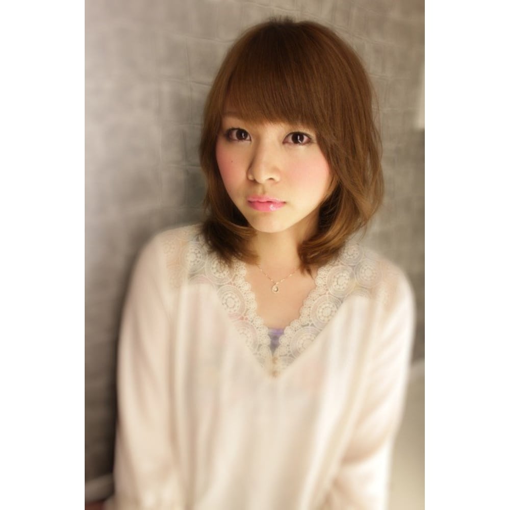 ミディアムボブ Ash 練馬店アッシュのヘアスタイル 美容院美容室