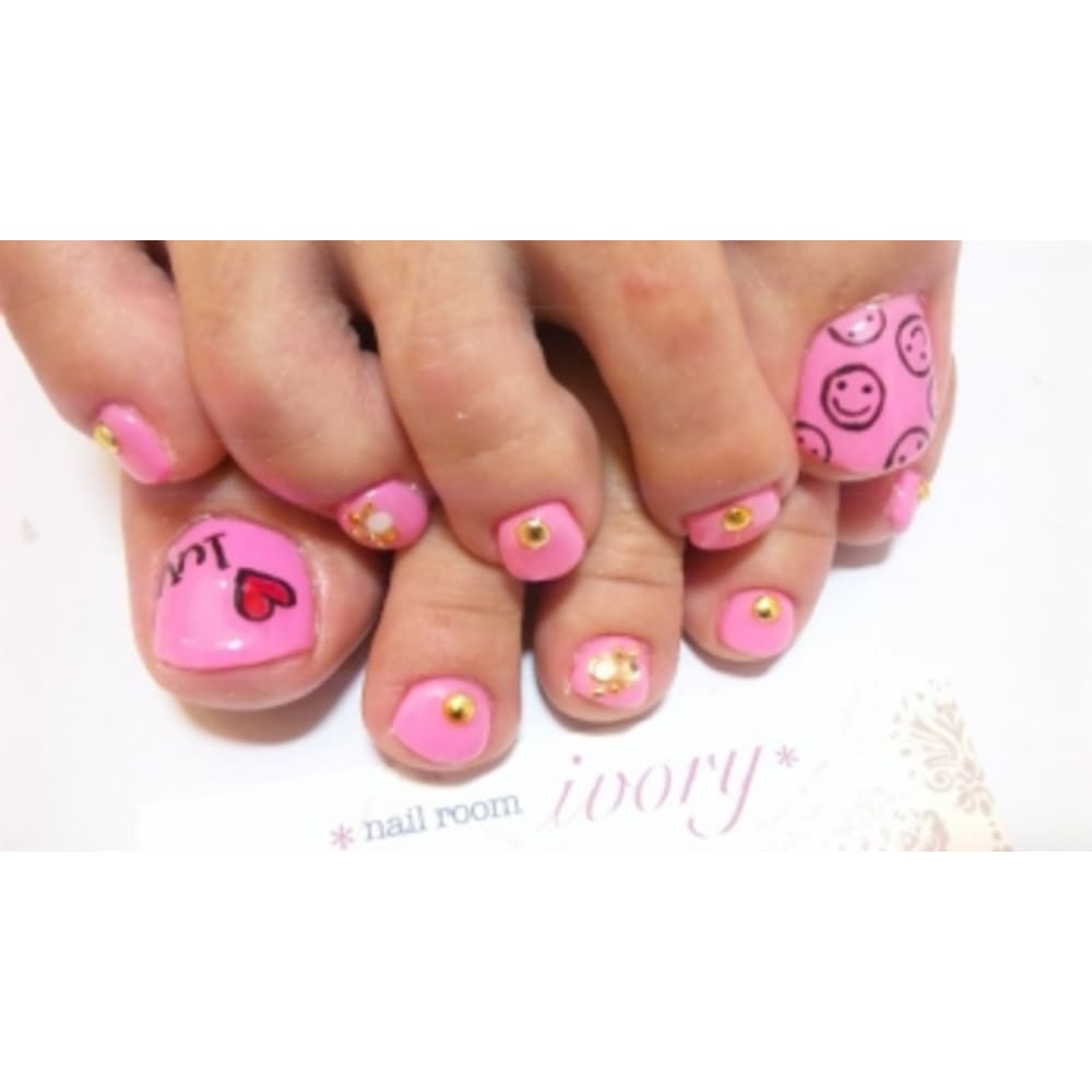 Popネオンカラーフットペディ Nail Room Ivoryネイルルーム