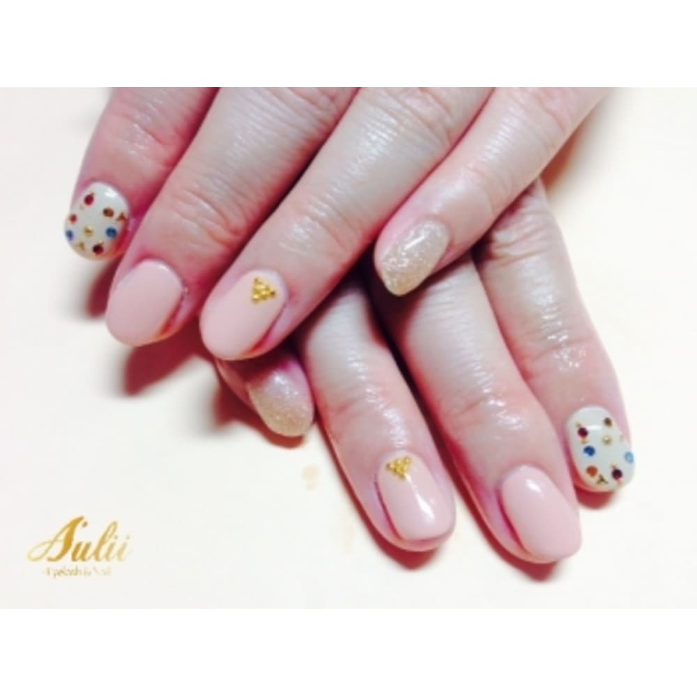 Cuteショートネイル A Ulii Nail アウリー のネイルデザイン ネイル まつげサロンを予約するなら楽天ビューティ