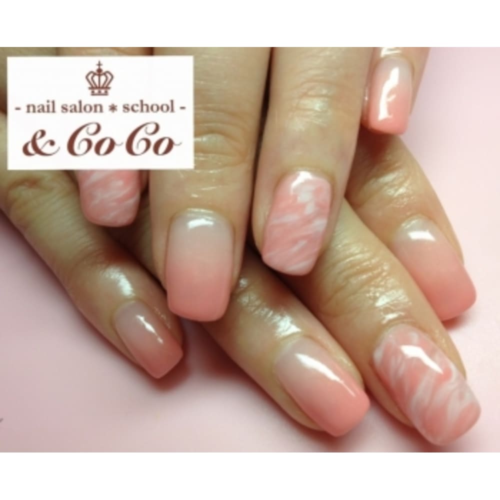 ナチュラルマーブル Nailsalon School Coco ネイルサロンスクールアンドココ のネイルデザイン ネイル まつげサロンを予約するなら楽天ビューティ