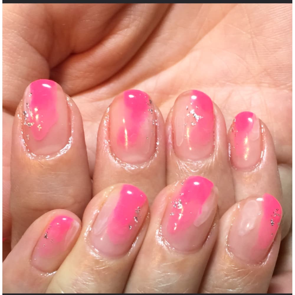 ピンクぼかしネイル Mua Nail ムアネイル のネイルデザイン ピンクぼかしネイル Mua Nail ムアネイル のネイルデザイン