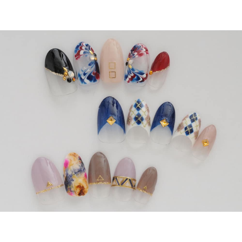 fleur nail 画像