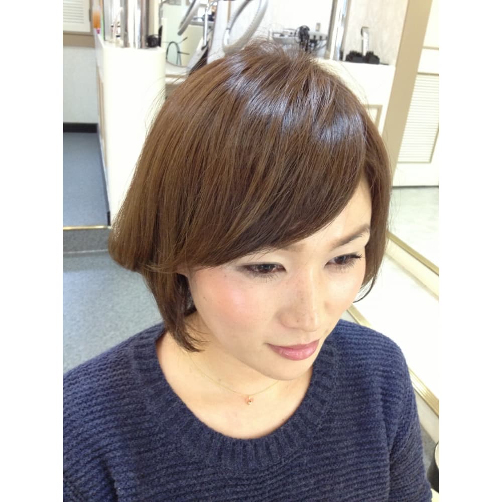 上きれい め ショート 最高のヘアスタイルのアイデア