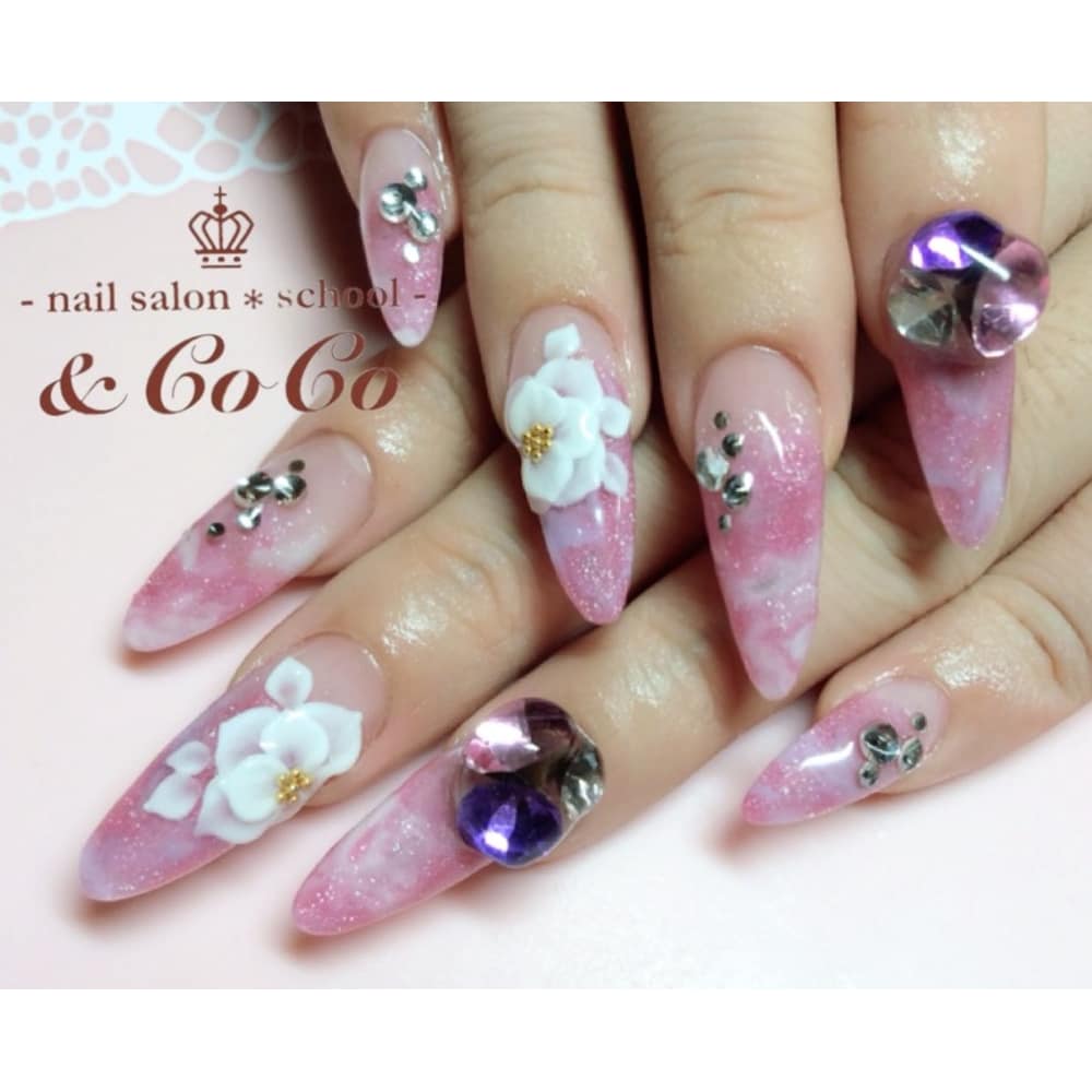 ゴージャスデザインスカルプ Nailsalon School Coco ネイルサロンスクールアンドココ のネイルデザイン ネイル まつげサロンを予約するなら楽天ビューティ