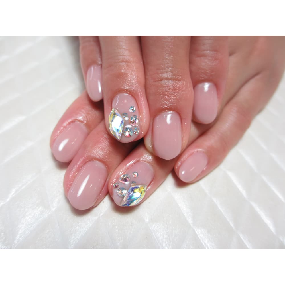 人気キラキラシンプルネイル Nail Design Cielネイルデザイン