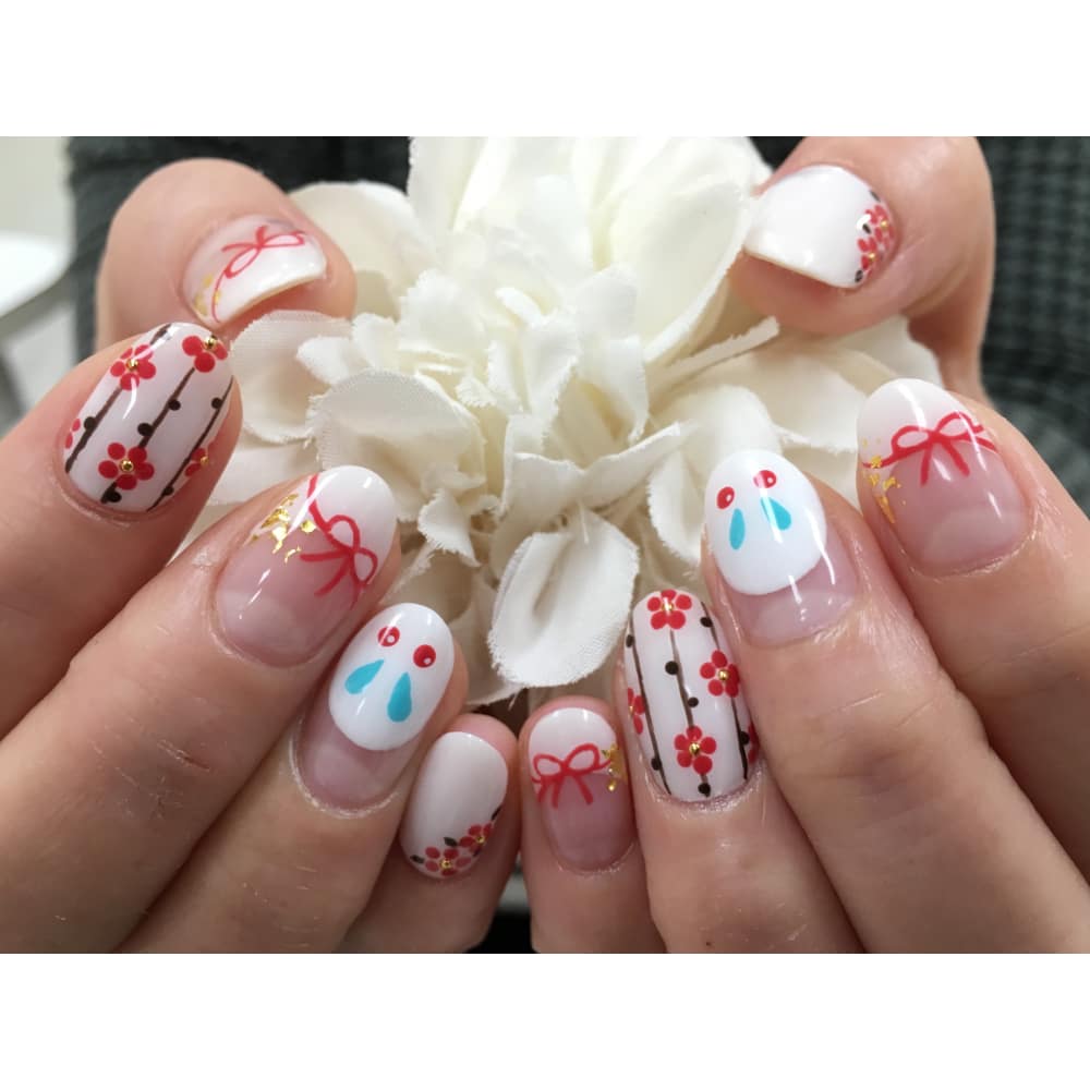 新春ネイル Luna Nail ルナネイル のネイルデザイン ネイル まつげサロンを予約するなら楽天ビューティ