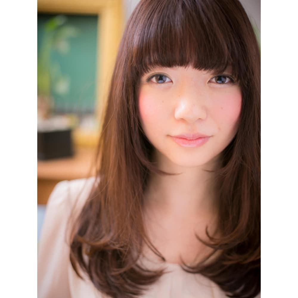 黒髪をやわらかに ワンカールロング Cover Hair Bliss 北浦和西口店 カバーヘアブリス キタウラワニシグチテン のヘアスタイル 美容院 美容室を予約するなら楽天ビューティ