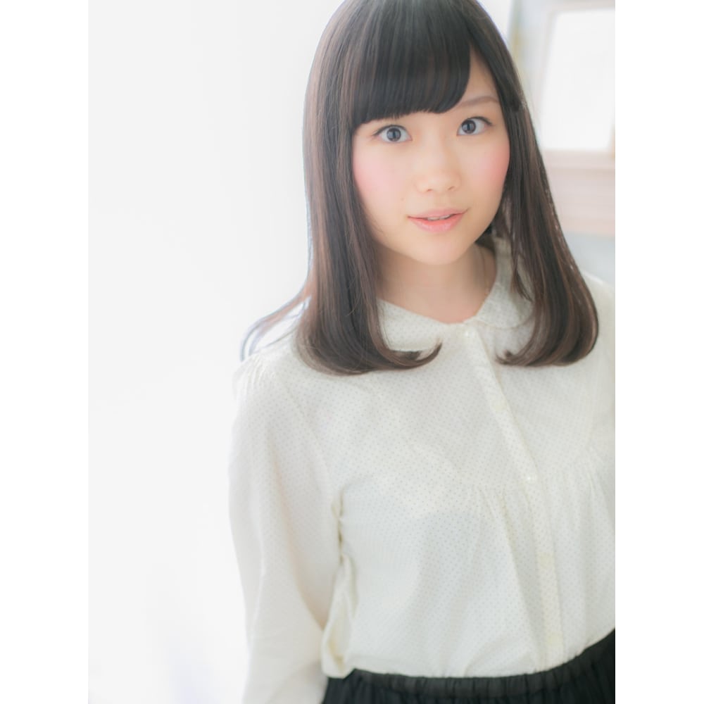 清純派 黒髪ミディ Mod S Hair 上尾 モッズヘア 上尾西口店 モッズヘア アゲオニシグチテン のヘアスタイル 美容院 美容室を予約するなら楽天ビューティ