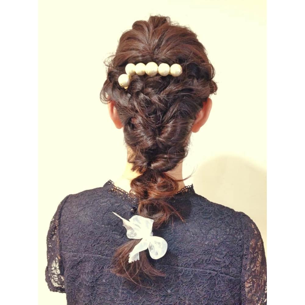 パーティヘア ロングダウンスタイル Sync Sync 曽根店 シンク のヘアスタイル 美容院 美容室を予約するなら楽天ビューティ