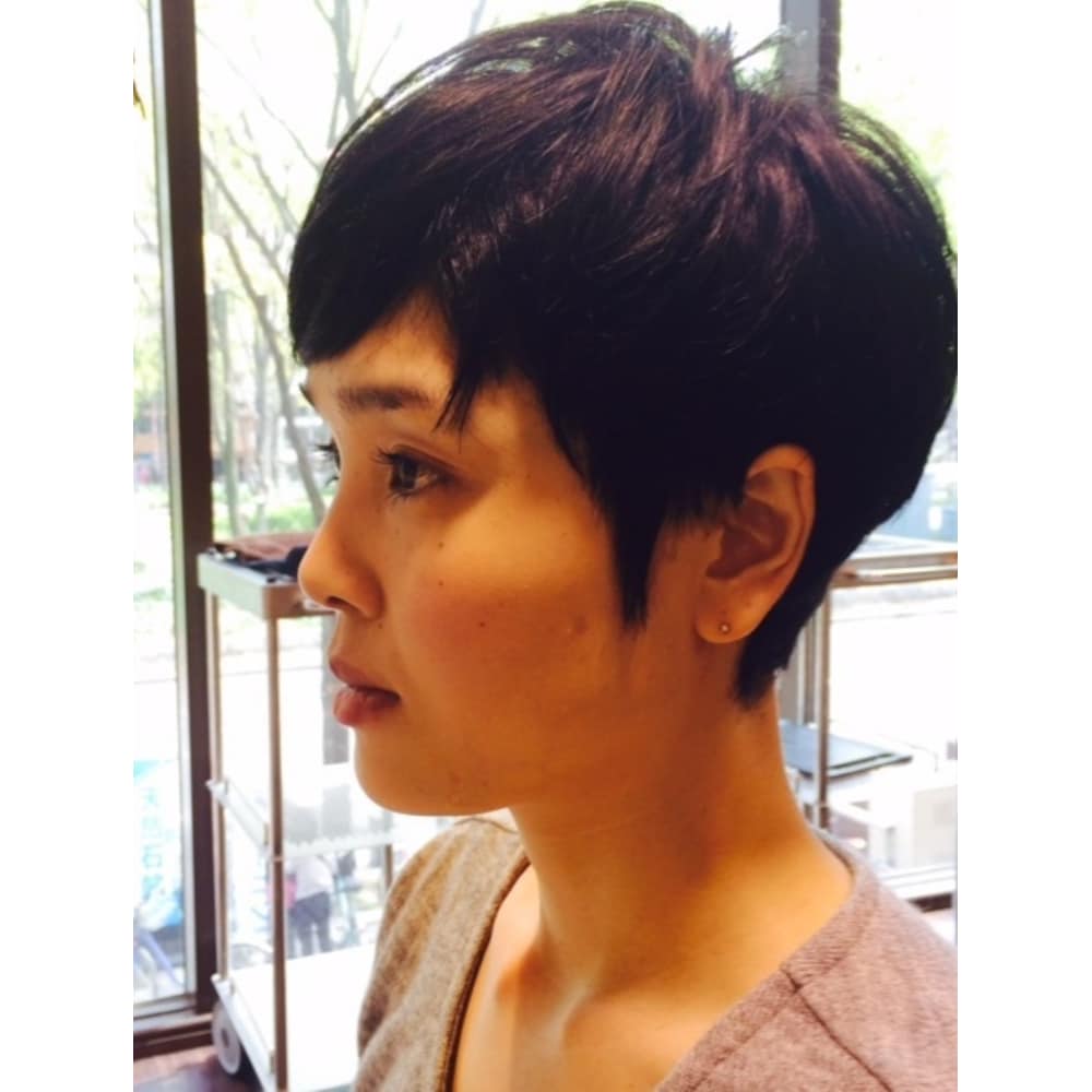エレガント髪型 ショート 女優 無料のヘアスタイル画像