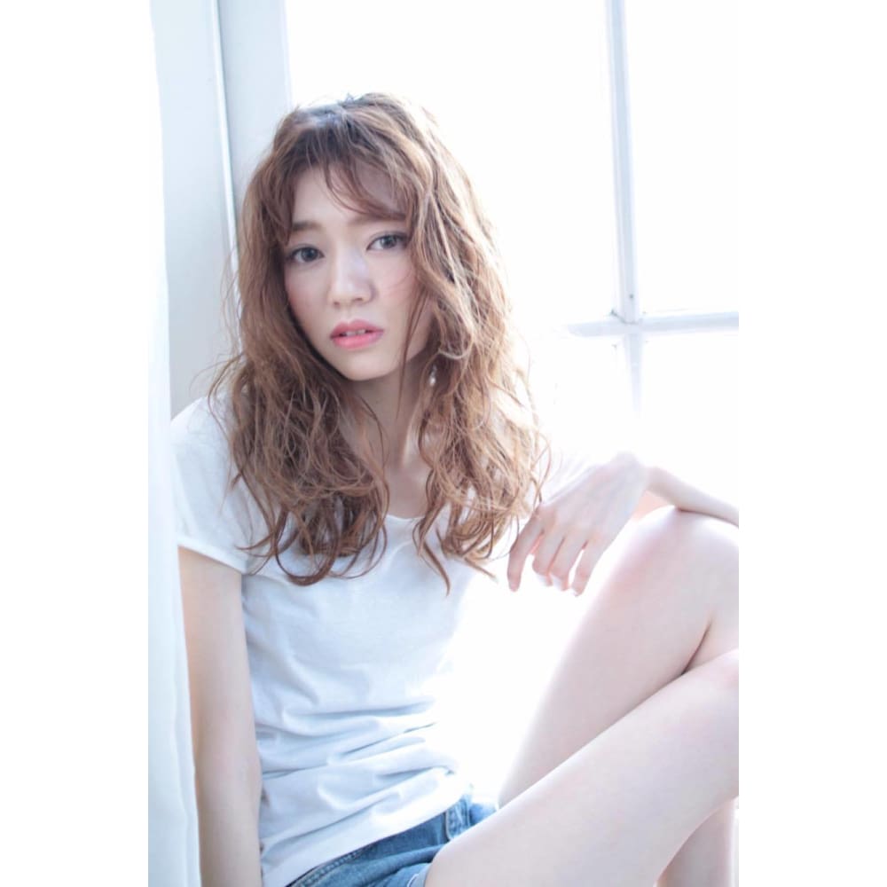 Ash二子玉川 センターシースルーバング ウェットな質感 Ash 二子玉川店 アッシュ のヘアスタイル 美容院 美容室を予約するなら楽天ビューティ