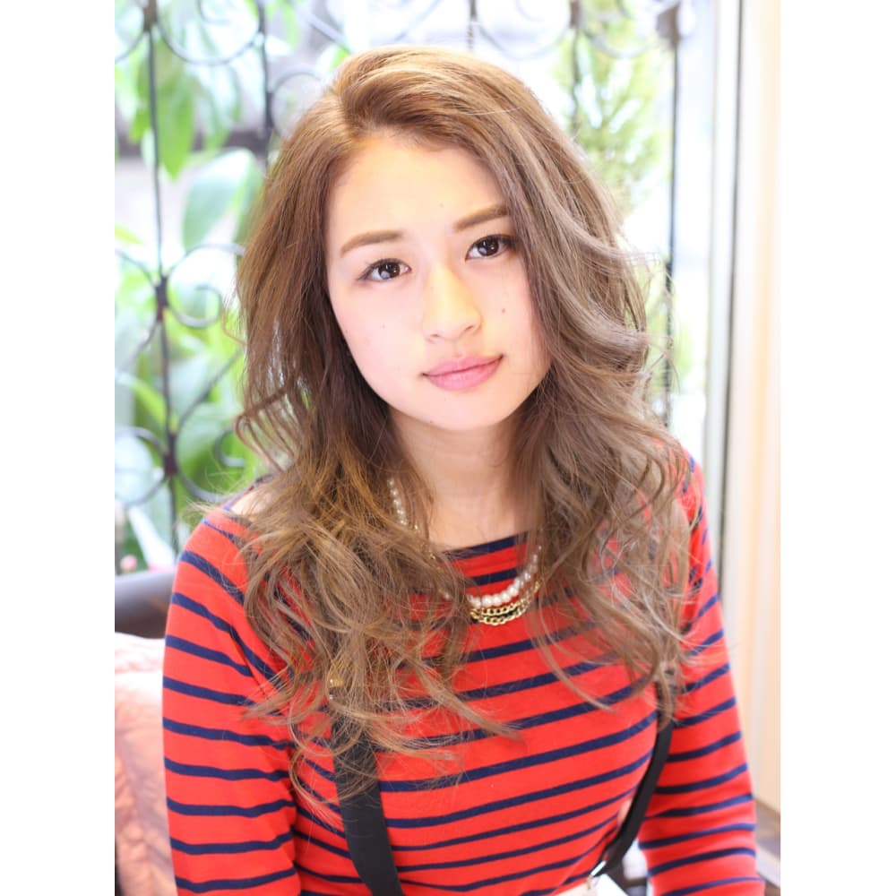 加藤夏希風ヘアスタイル色っぽほつれウェーブ Hair Design Rinto