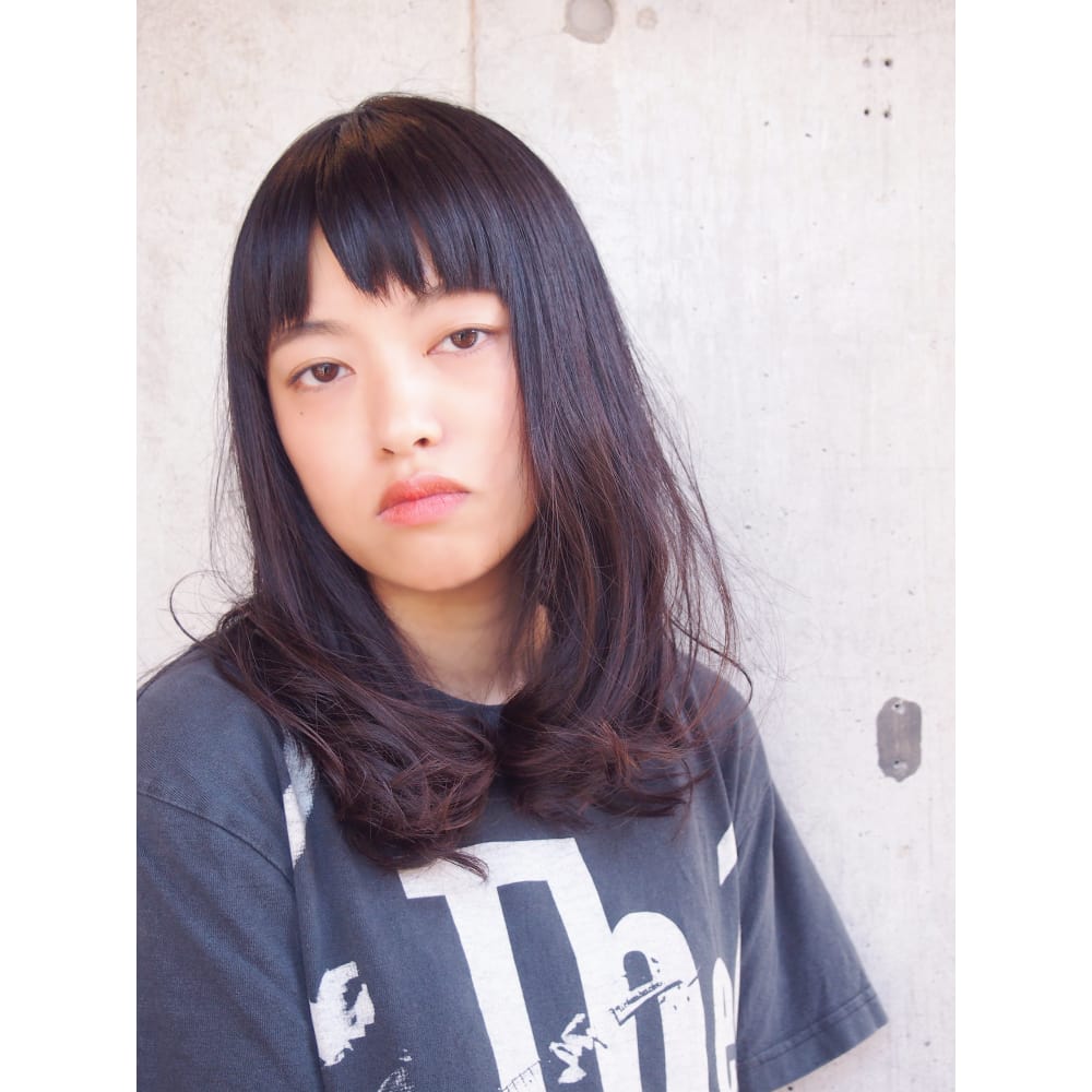 脱力系 黒髪ミディアム Tree ツリー のヘアスタイル 美容院 美容室を予約するなら楽天ビューティ 脱力系 黒髪ミディアム Tree ツリー のヘアスタイル 美容院 美容室を予約するなら楽天ビューティ