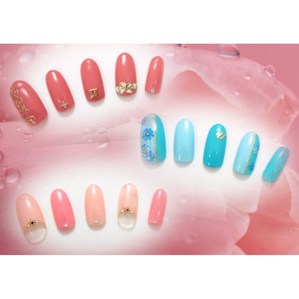 今月のキャンペーンジェル5400円デザイン5種類 Menard Bilec Nail